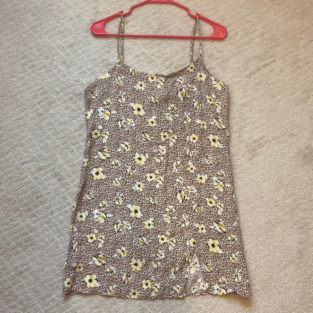 NWOT Mahina Hawaii Botique Cheetah Print Dress, M